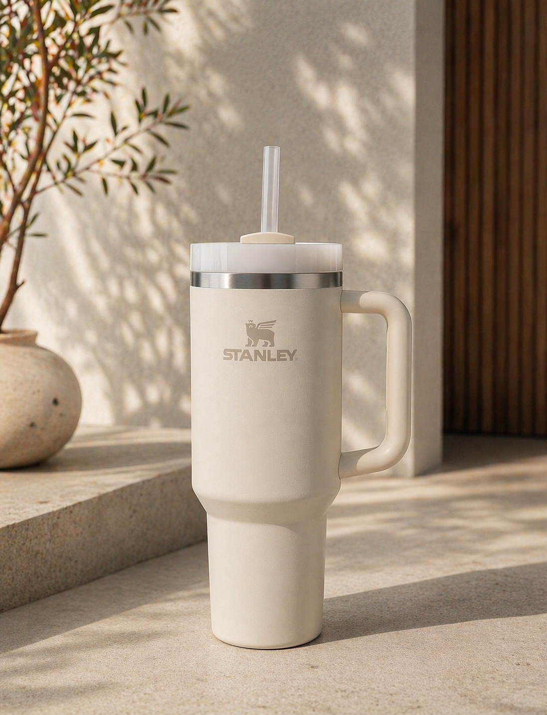 Ivory Sand Stanley Tumbler